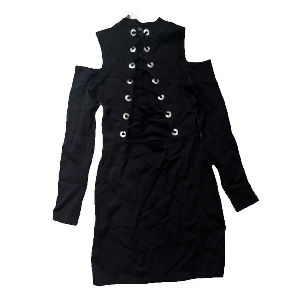 H&M Top Corset Lace Up Punk Goth Alternative Womens Dress Size 12